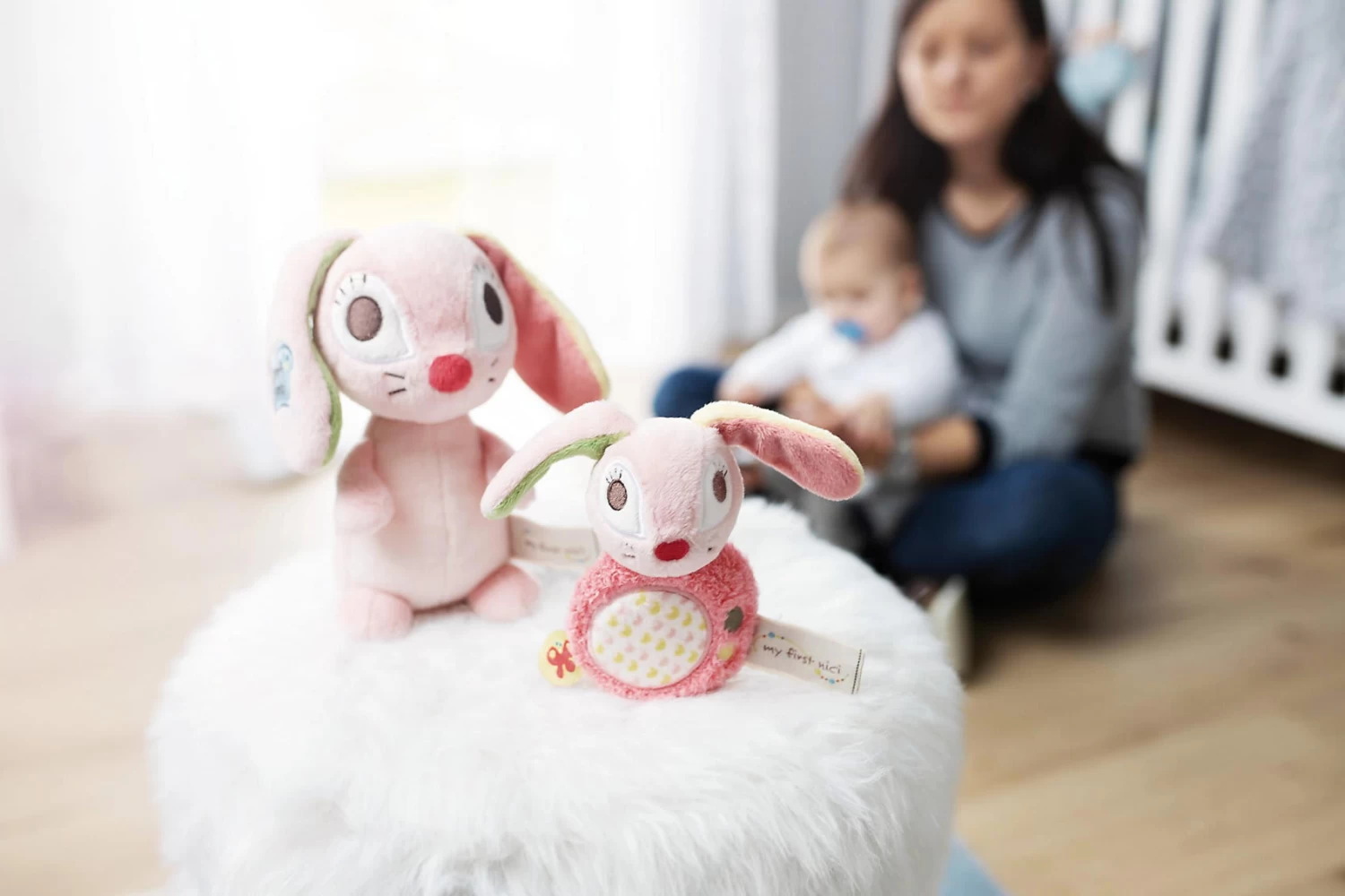 Nici Greifling Hase Hopsali Mit Rassel 12cm (46586) â Bild 6