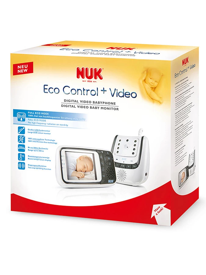 NUK Video-Babyphone "Eco Control + Video" In Weiß – Bild 2