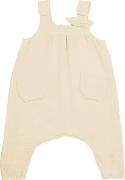 Musselin-Overall Mit Bindeband, Nature