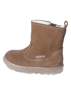 Leder-Stiefel "Ciry S" In Hellbraun