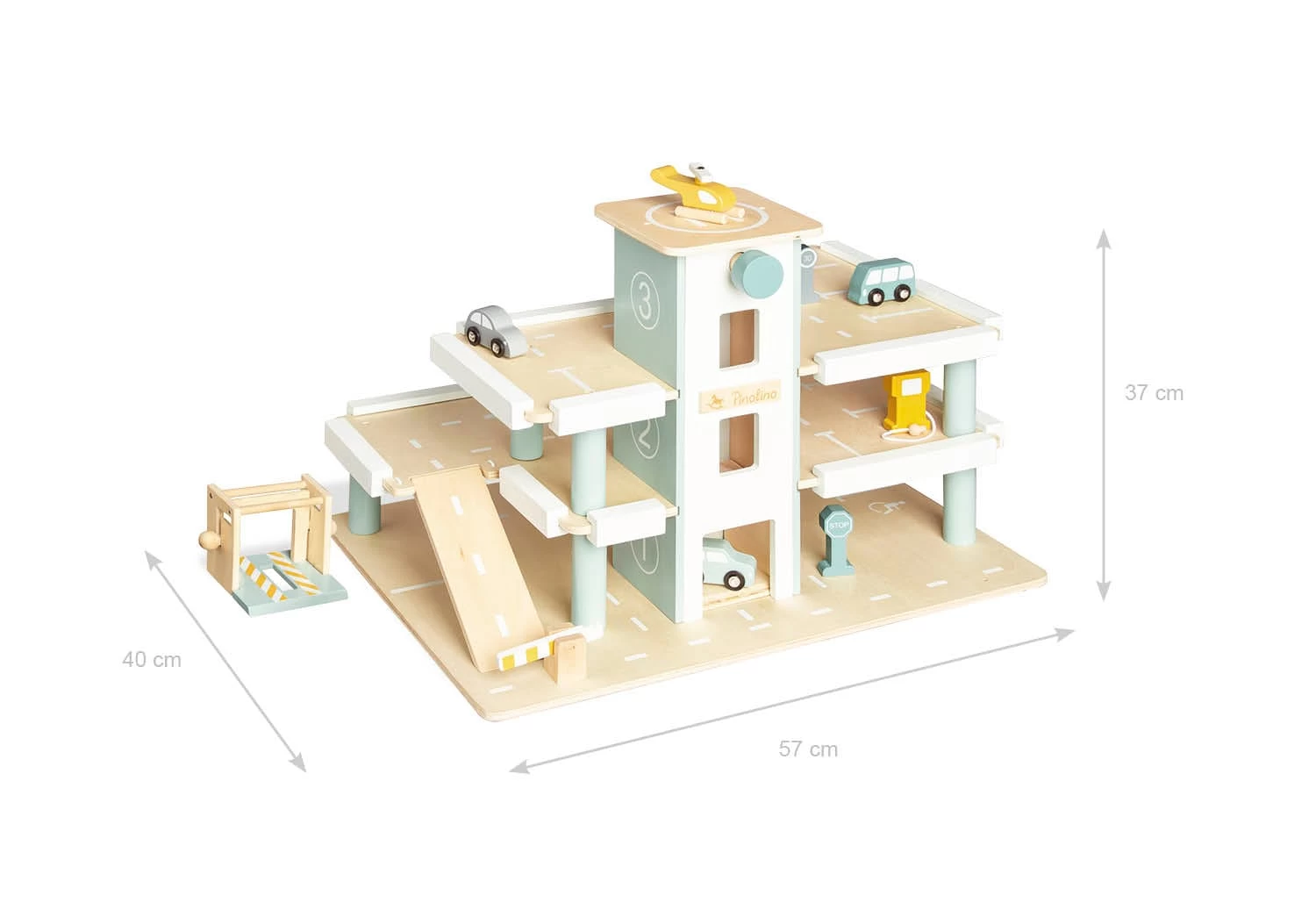 Pinolino Parkhaus 'Kurt' Mit Zubehör In Natur – Bild 2