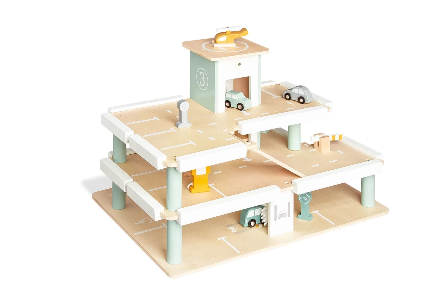 Pinolino Parkhaus 'Kurt' Mit Zubehör In Natur – Bild 3