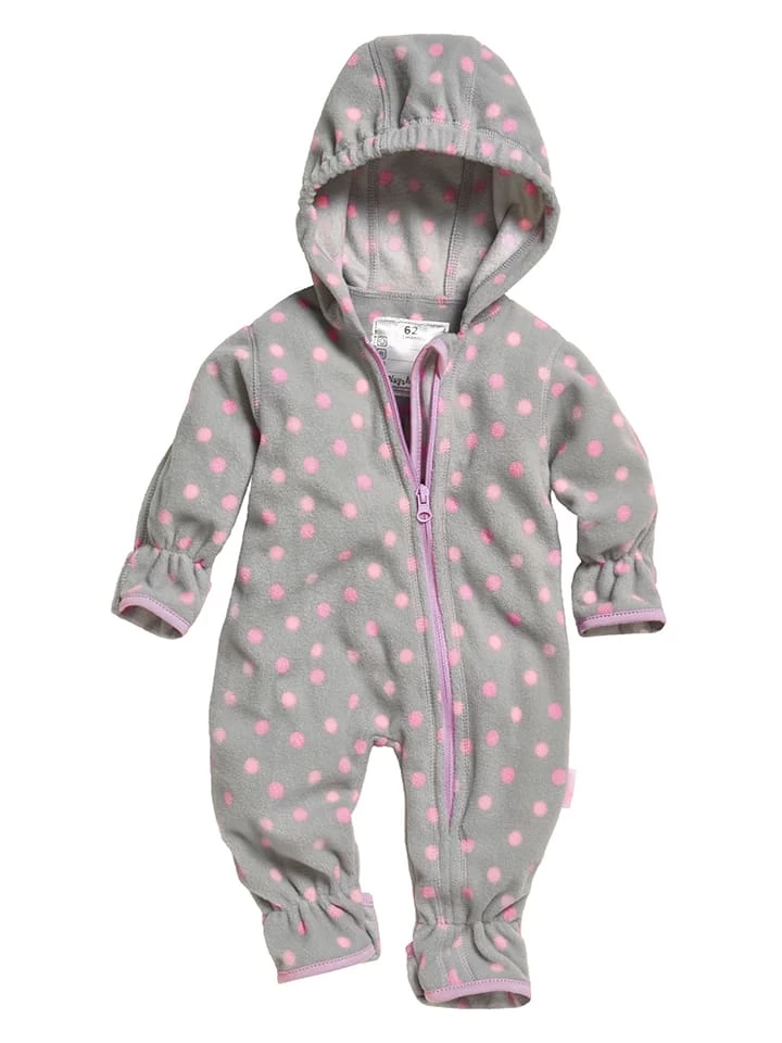 Playshoes Fleece-Overall In Grau – Bild 3