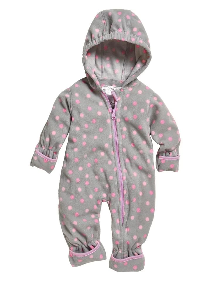 Playshoes Fleece-Overall In Grau