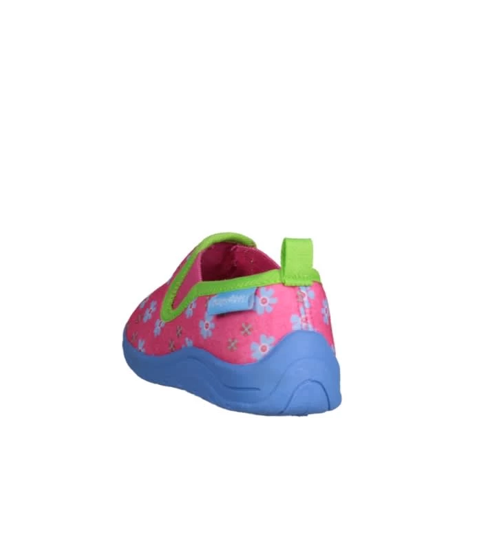 Playshoes Hausschuh Blumen In Pink – Bild 2