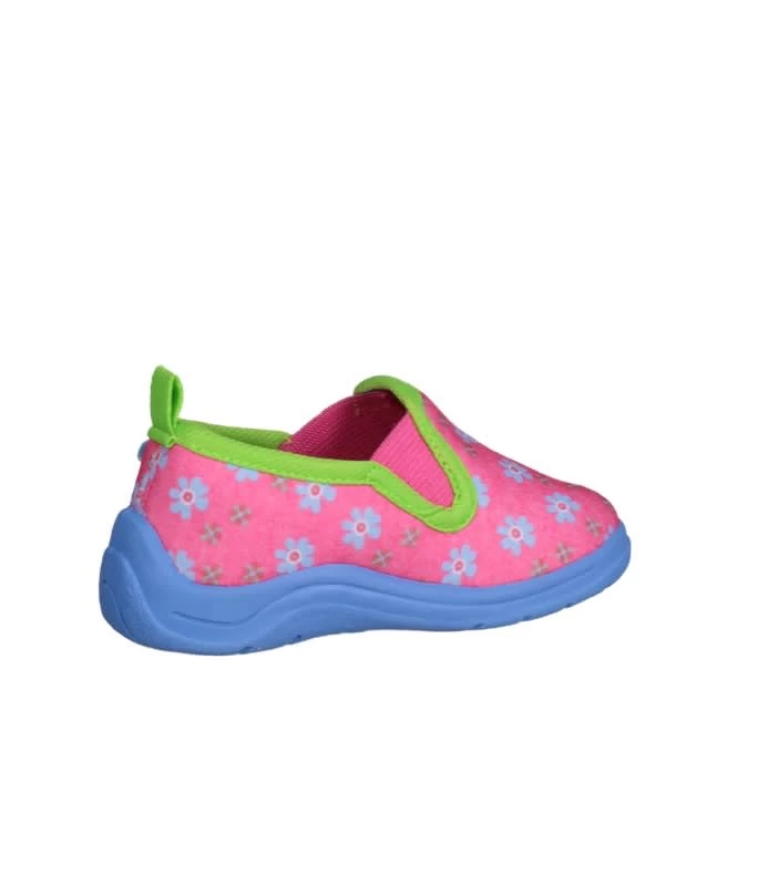 Playshoes Hausschuh Blumen In Pink – Bild 3