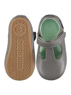 Leder-Lauflernschuhe In Grau