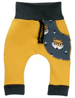 Hose Forest - By Bamar Nicol In Grau Senfgelb