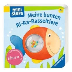 Ravensburger Pappbilderbuch Meine Bunten Ri-Ra-Rasseltiere In Mehrfarbig