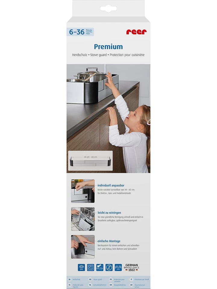 Reer Herdschutz "DesignLine" In Silber - (H)12 Cm â Bild 6