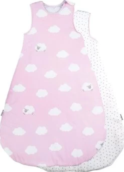 Roba Ganzjahres-Babyschlafsack Kleine Wolke Rosa, 90 Cm