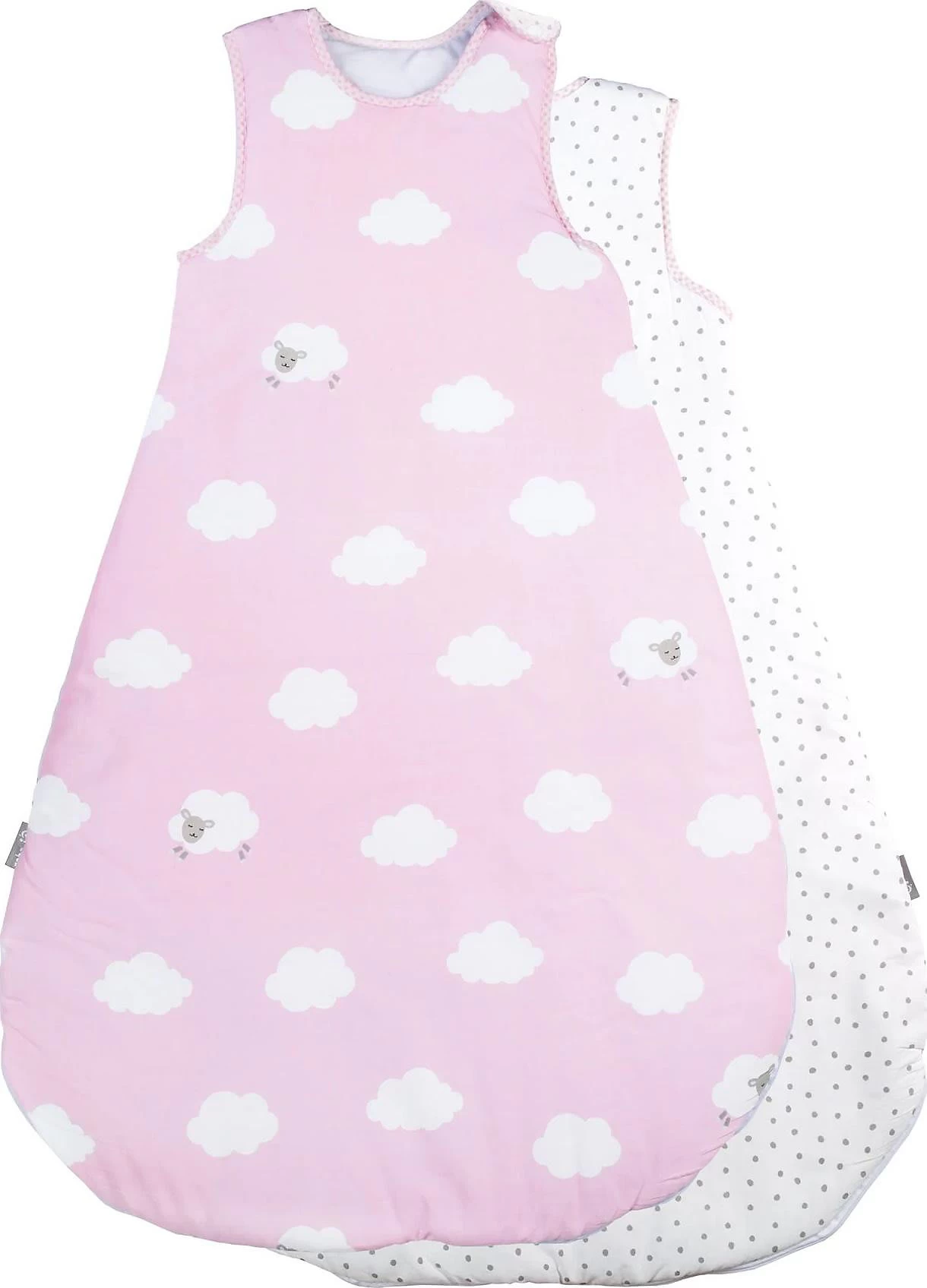 Roba Ganzjahres-Babyschlafsack Kleine Wolke Rosa, 90 Cm