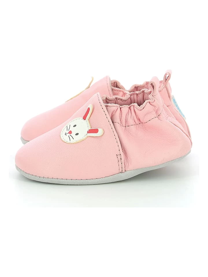 ROBEEZ Leder-Krabbelschuhe "Mimirabbit" In Rosa â Bild 3