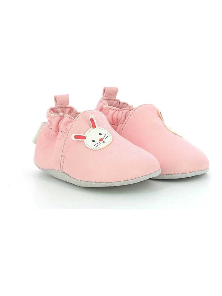 ROBEEZ Leder-Krabbelschuhe "Mimirabbit" In Rosa