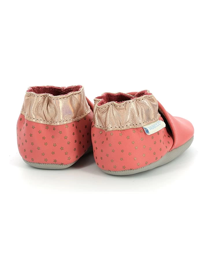 ROBEEZ Leder-Krabbelschuhe "Stars Rainfall" In Koralle – Bild 4