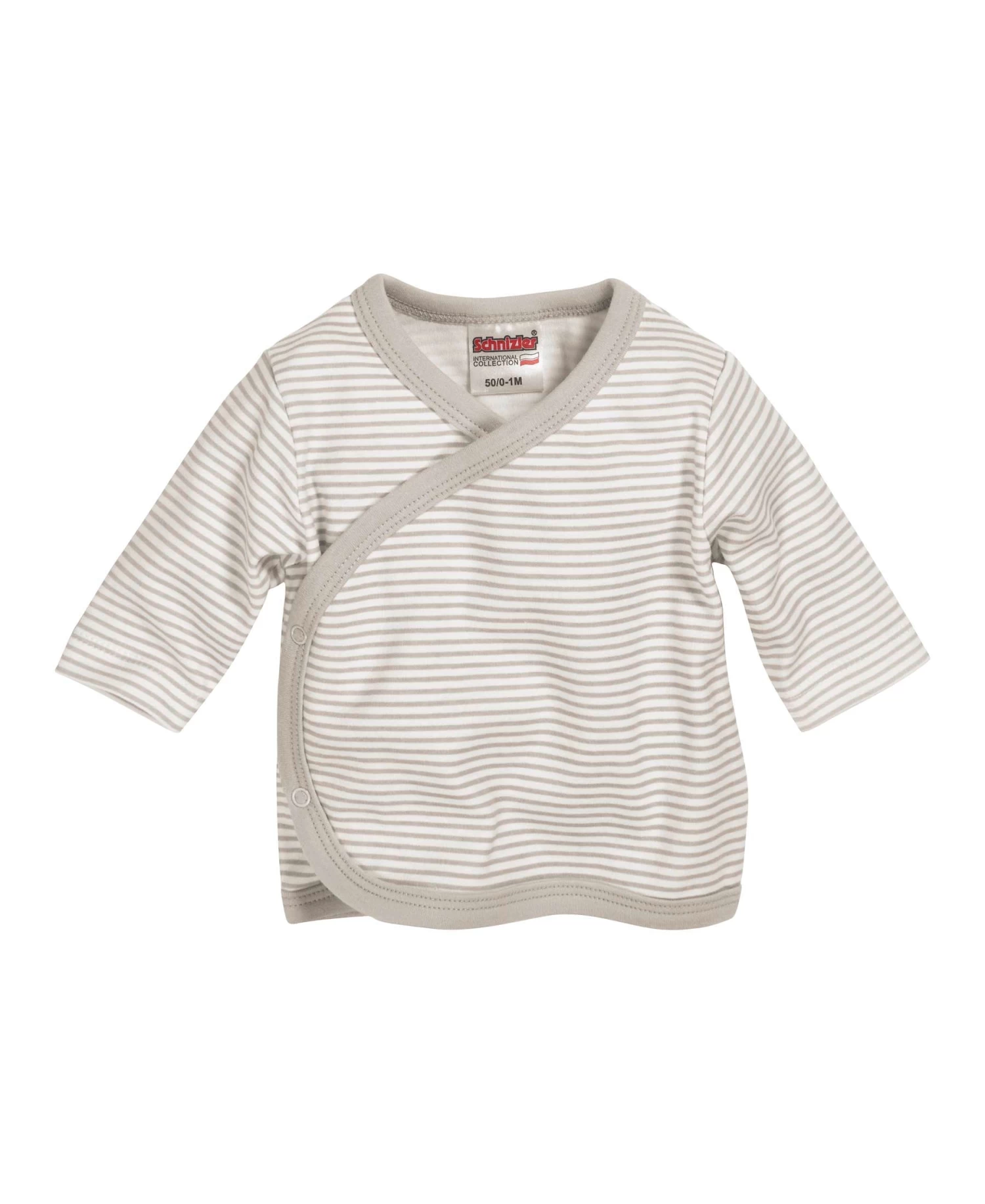 Flügelhemd Langarm Ringel In Natur