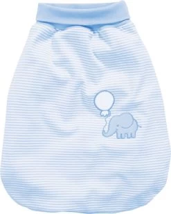 Strampelsack Interlock Elefant In Bleu