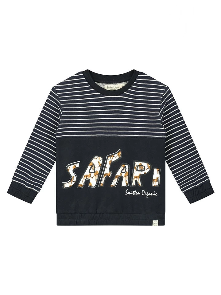 Longsleeve In Schwarz/ Weiß/ Bunt