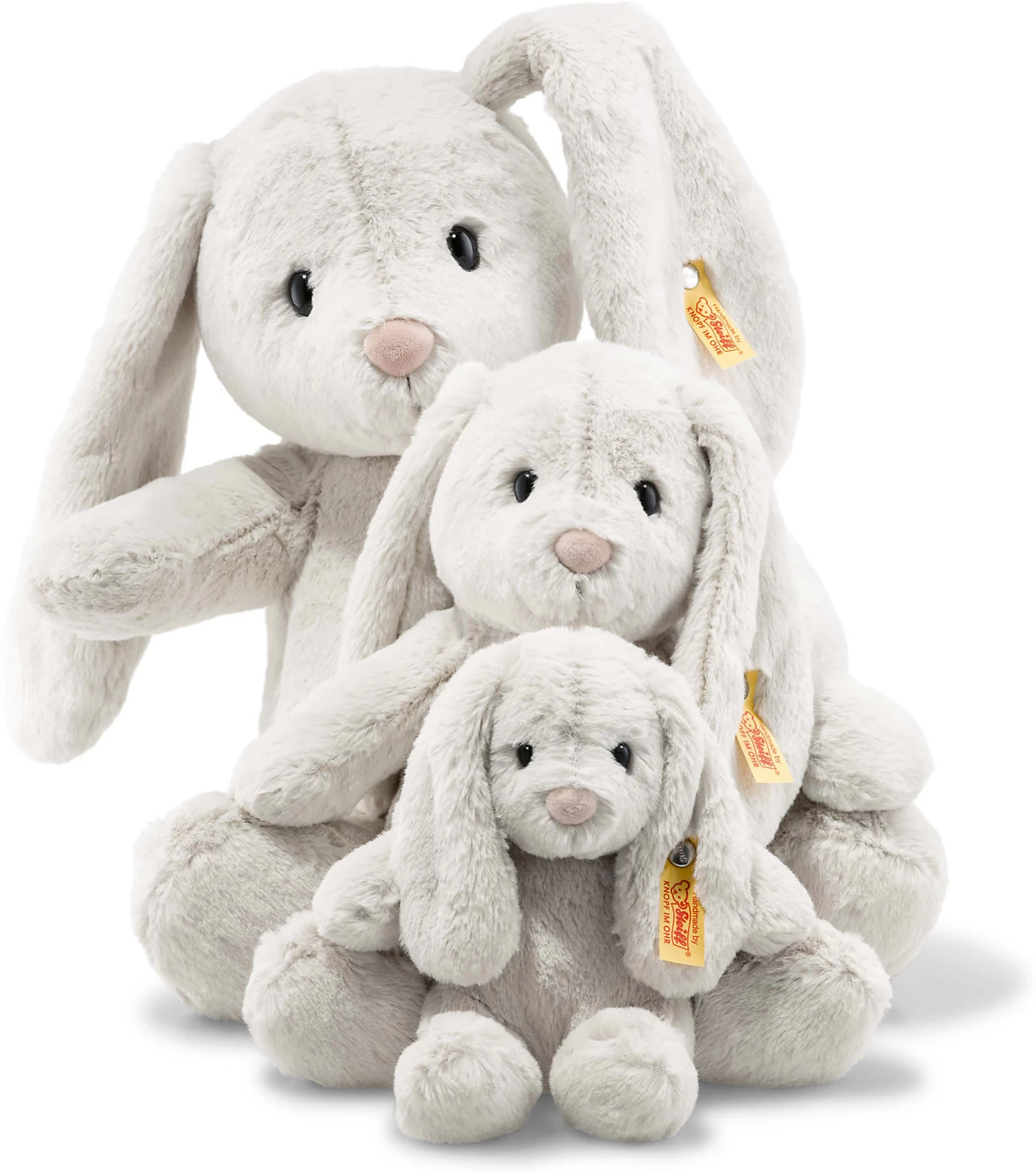 Steiff Soft Cuddly Friends Hase Hoppie Hellgrau, 18 Cm â Bild 2