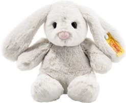 Steiff Soft Cuddly Friends Hase Hoppie Hellgrau, 18 Cm