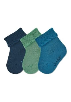 Sterntaler GOTS Baby-Söckchen Uni, 3er-Pack In Marineblau