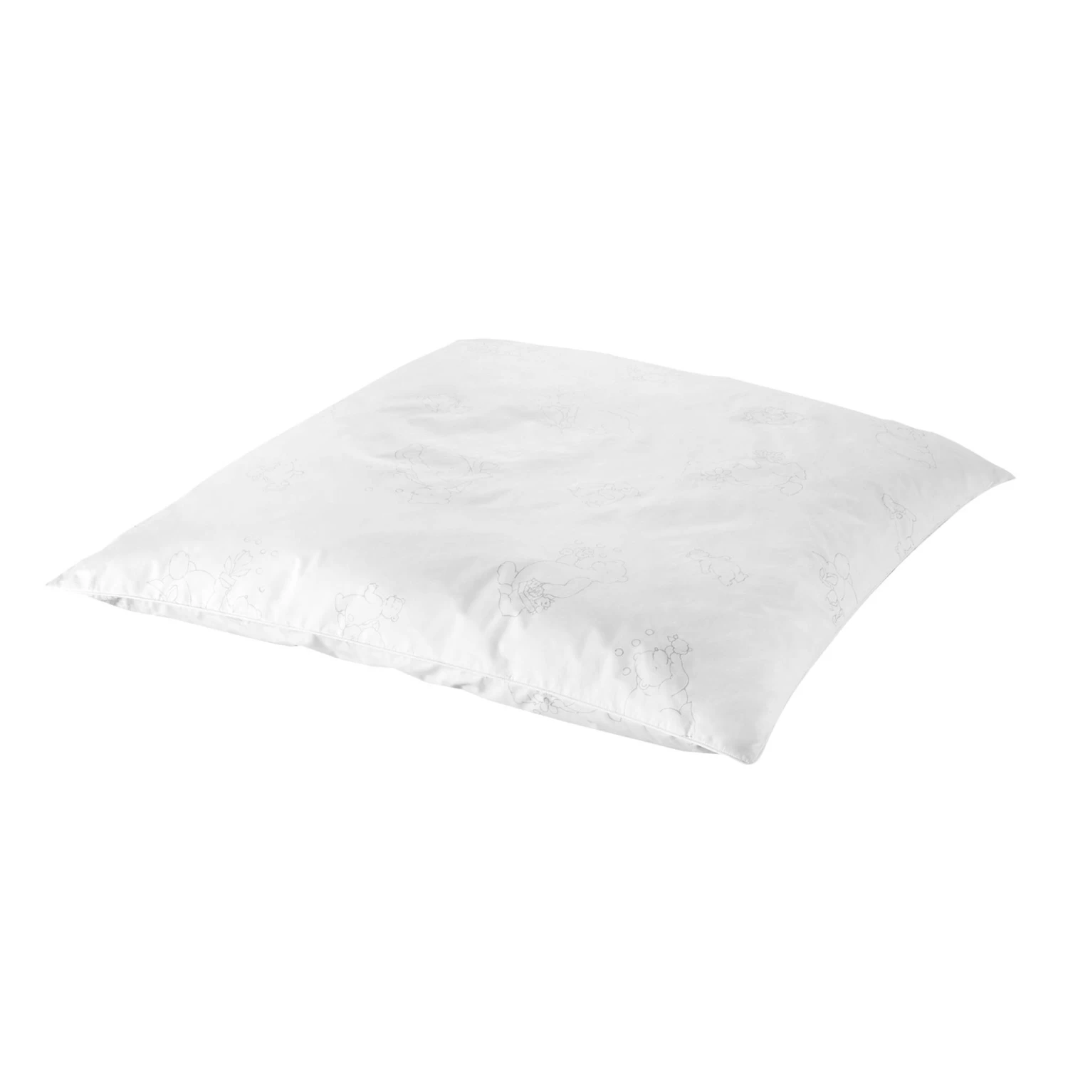 Babybettdecke BENCE Mit Bärchendruck In Weiß