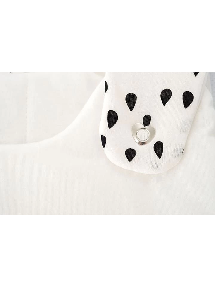 Außenschlafsack "Liebmich Tropfen" In Weiß/ Schwarz – Bild 7