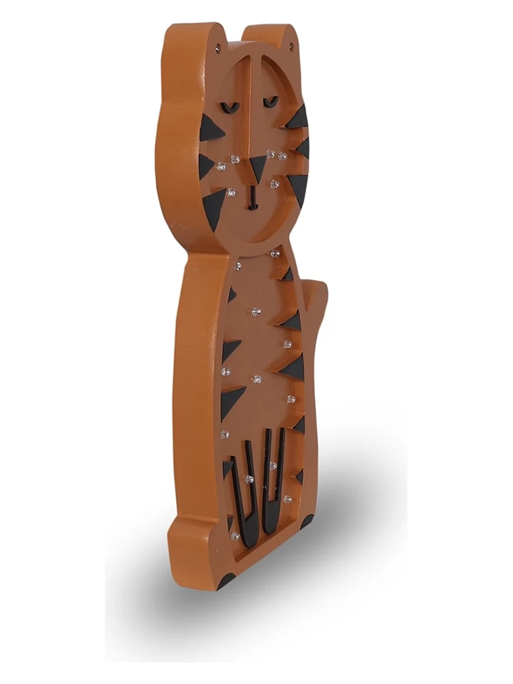 Holz-Nachtlicht "Cat" In Hellbraun - (B)19 X (H)35 Cm – Bild 2