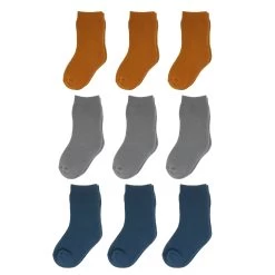 9er Pack Socken Vollplüsch In Bunt