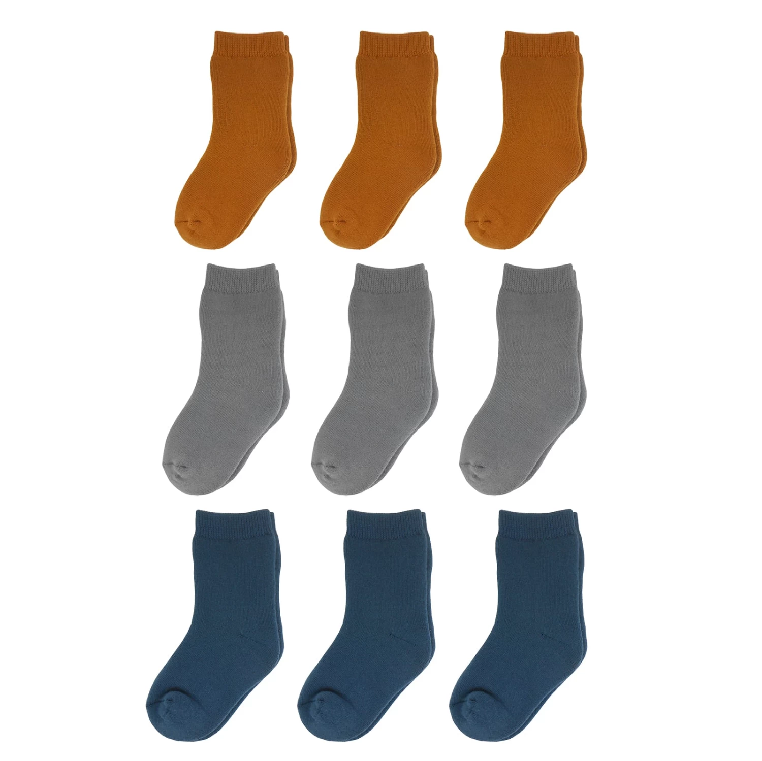 9er Pack Socken Vollplüsch In Bunt