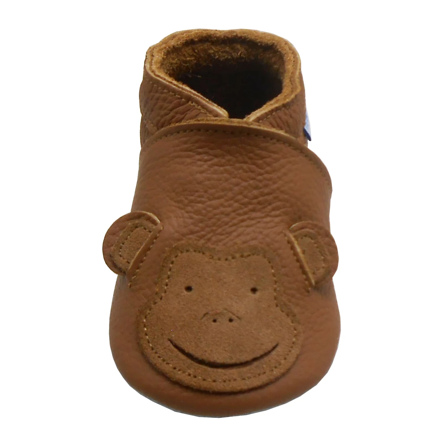 Baby Krabbelschuhe In Affe Braun â Bild 2