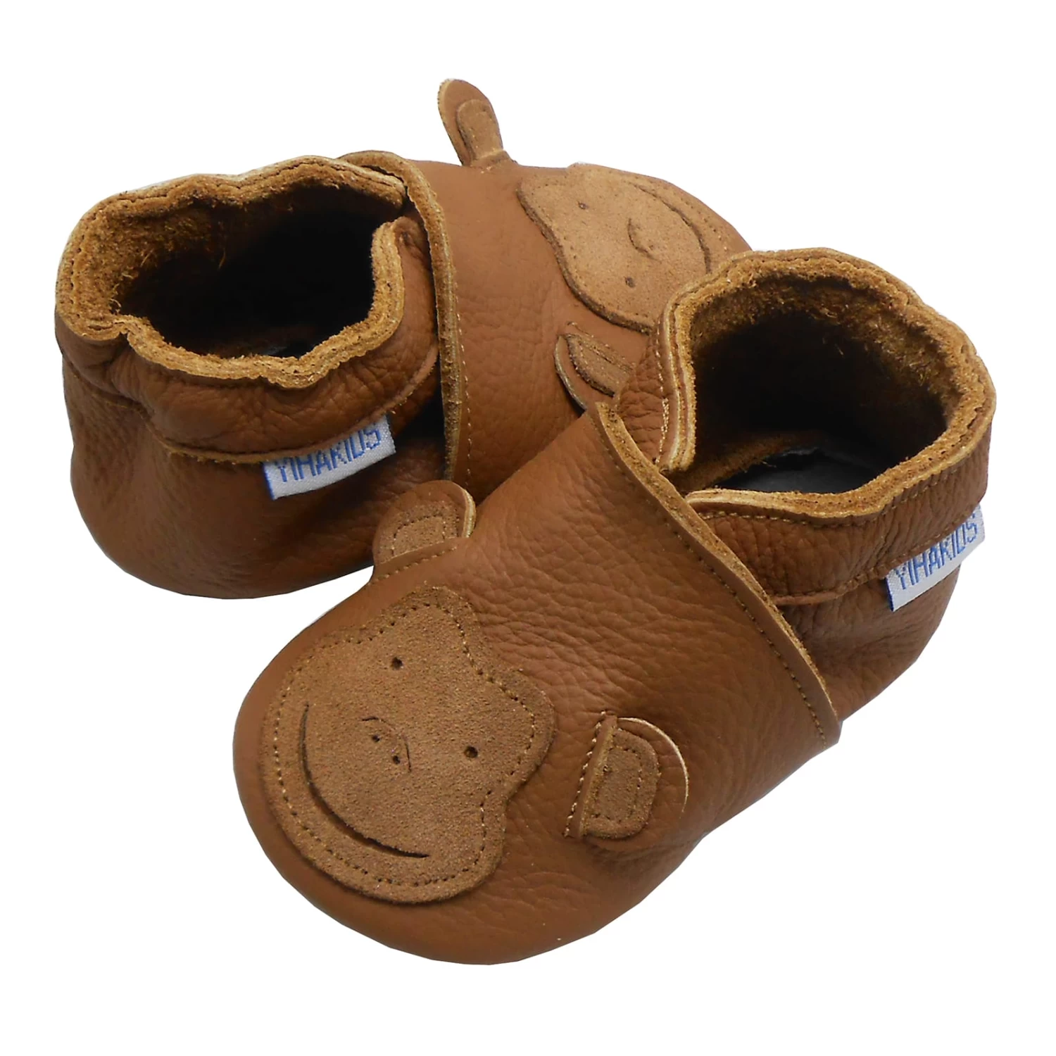 Baby Krabbelschuhe In Affe Braun â Bild 5