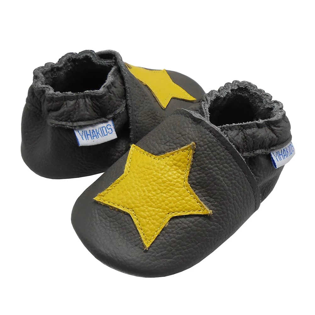 Baby Krabbelschuhe In Stern Schlamm â Bild 2