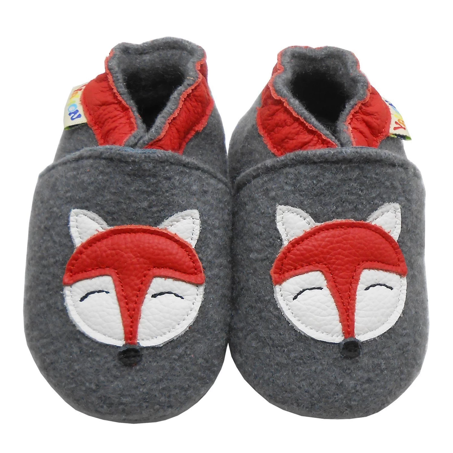 Filzschuhe "Fuchs" In Grau