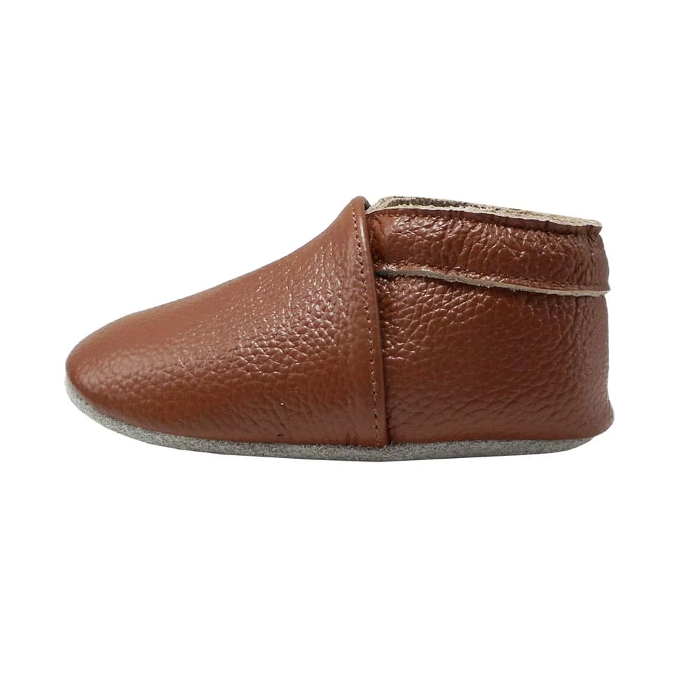 Leder-Krabbelschuhe In Dunkelbraun â Bild 4